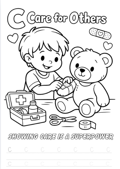 ABC Coloring Book - Real Life Skills