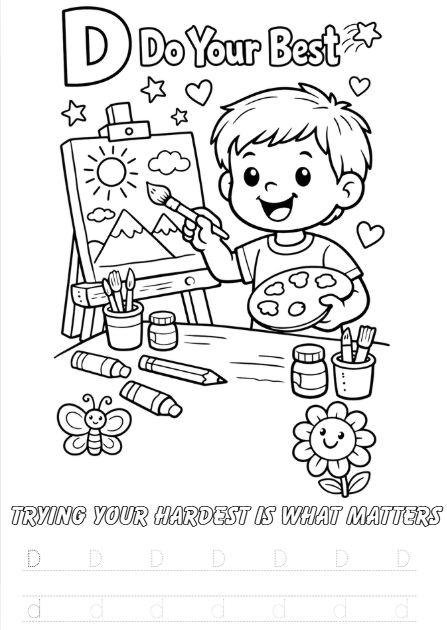 ABC Coloring Book - Real Life Skills